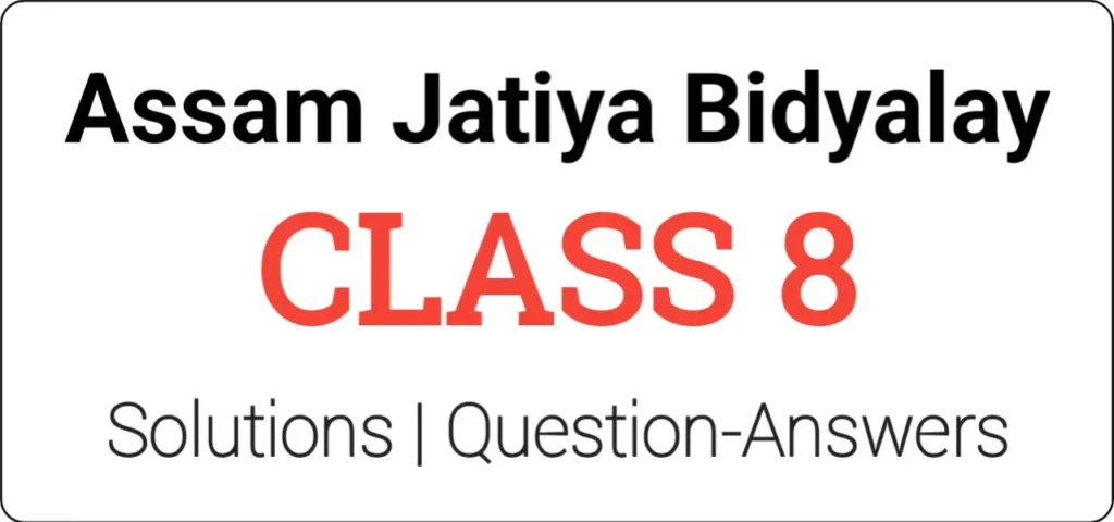 Assam Jatiya Bidyalay Class 8 Solution